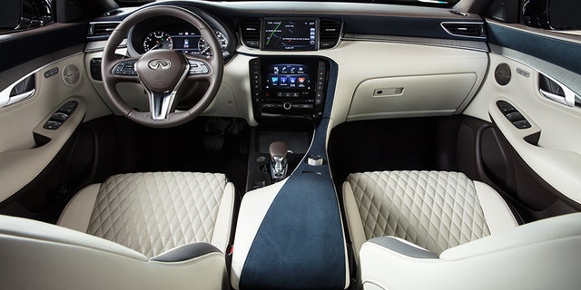 The all-new INFINITI QX50 is a premium mid-size SUV with world-first technologies, stand-out design and class-leading interior space â all on an entirely new platform. The QX50 also features a VC-Turbo engine, the worldâs first production-ready variable compression ratio engine, which delivers driving pleasure and efficiency in equal measure, transforming on demand.