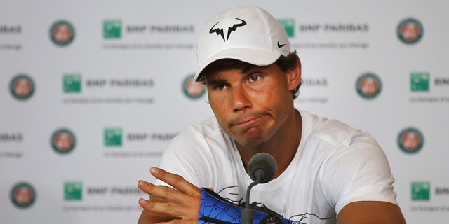 Rafael Nadal on May 27, 2016.