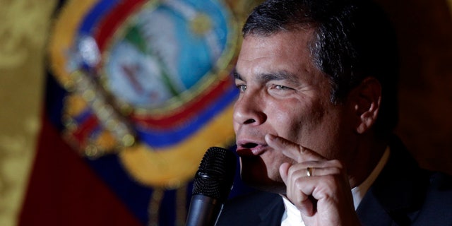 Ecuador's President Rafael Correa is an outspoken critic of the U.S.