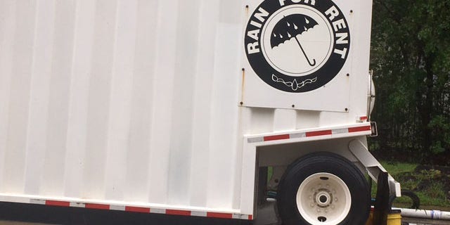 Not what you think: The company isn't really trying to sell rain in Houston