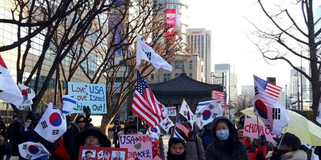 Another conservative rally in South Korea.