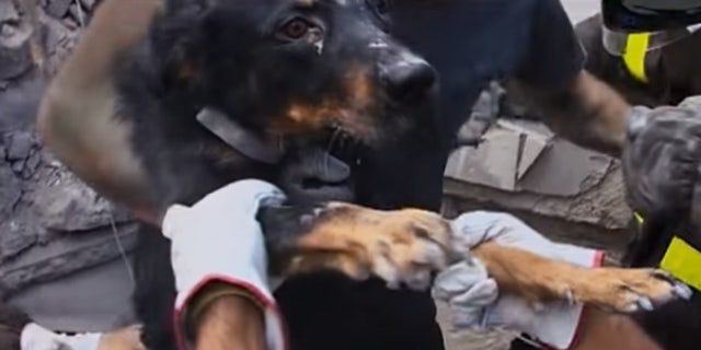 The "Built to Serve" commercial depicts various people performing various types of community service, including disaster relief workers and teachers.