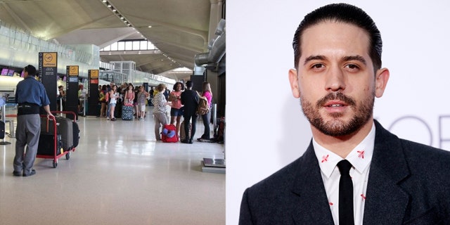 The rapper suggested he had no trouble getting through airport security with minimal identification.