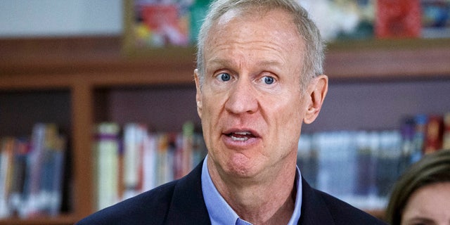 Illinois Gov. Bruce Rauner, shown in this Aug. 30, 2017 file photo, is facing a backlash for expanding taxpayer-funded abortions.