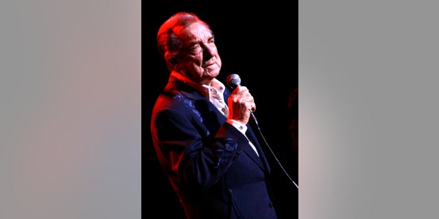 March 10, 2007. Ray Price performs at the Aladdin Theater for the Performing Arts in Las Vegas.