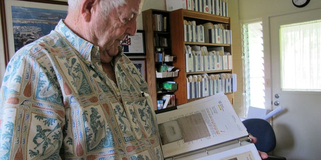 Nov. 21, 2012: Ray Emory discusses his work pushing to change grave markers for unknown Pearl Harbor dead and identifying the remains of unknowns at his home in Honolulu.