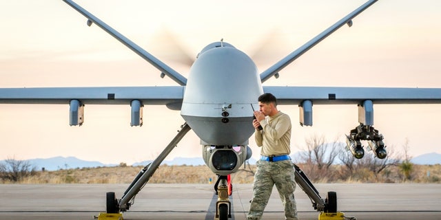 A U.S. MQ-9 reaper, like the one downed by Russian jets over the Black Sea on Tuesday.