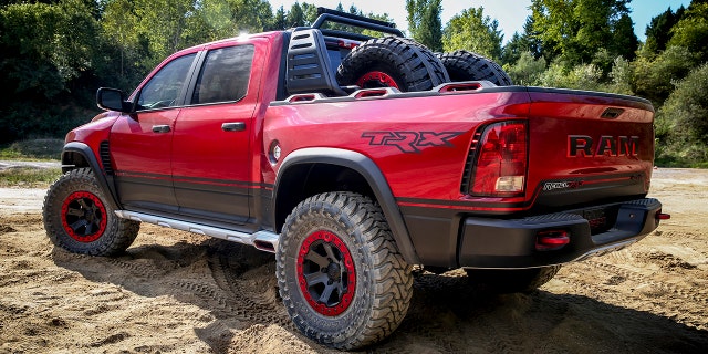 The Rebel TRX concept has a 575 hp supercharged V8 and 13-inches of wheel travel.