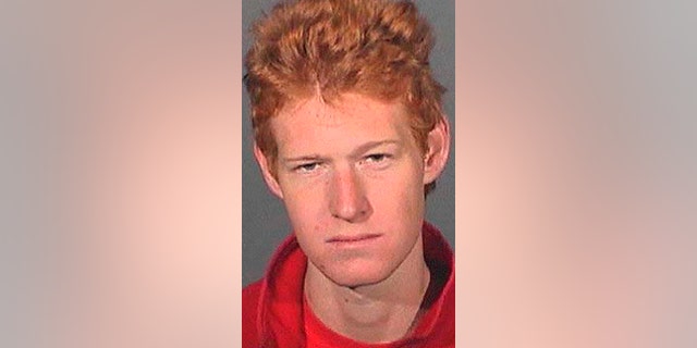 Redmond O'Neal's 2008 mugshot from the Los Angeles County Sheriff Department. He was arrested for possession of a controlled substance.