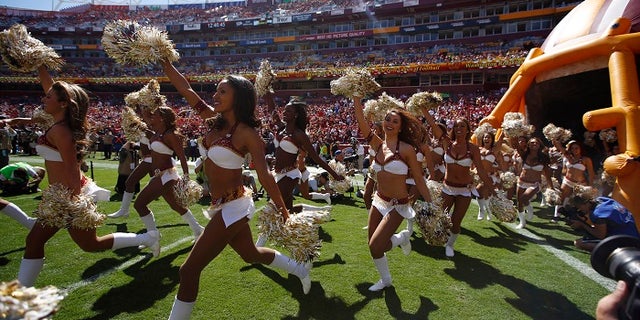 A former Washington Redskins cheerleader said it was unfair the team was getting paid for their appearances.