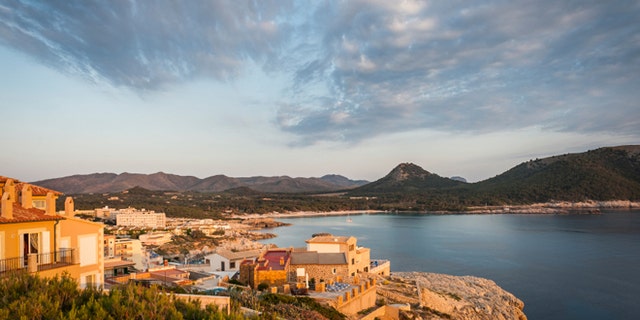 Spain - Early morning view on Cala de s' Aguila.
