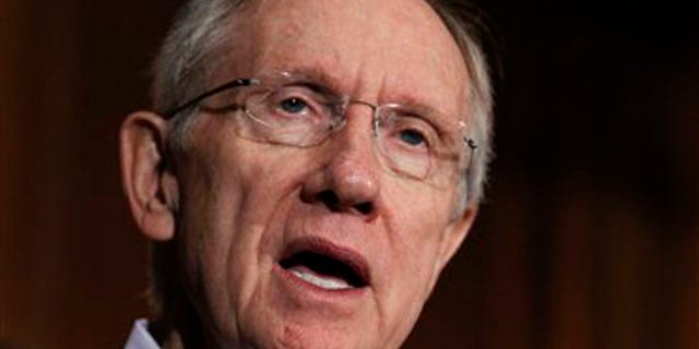 In this Aug. 5 photo, Senate Majority Leader Harry Reid speaks on Capitol Hill. (AP Photo)