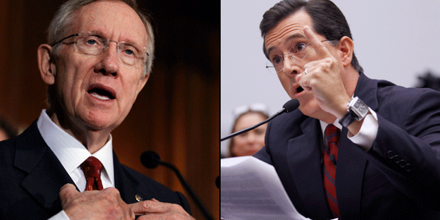 Sen. Harry Reid failed to get enough votes for the DREAM Act while Stephen Colbert delivered a performance that overshadowed AGJobs bill he supports. (AP)