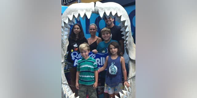 Jeremy and his family.