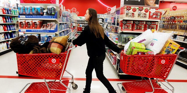 Do your shopping carts look like this after a few hours at Target?