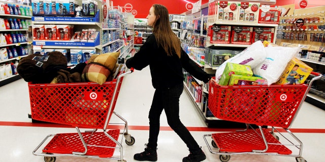 Do your shopping carts look like this after a few hours at Target?