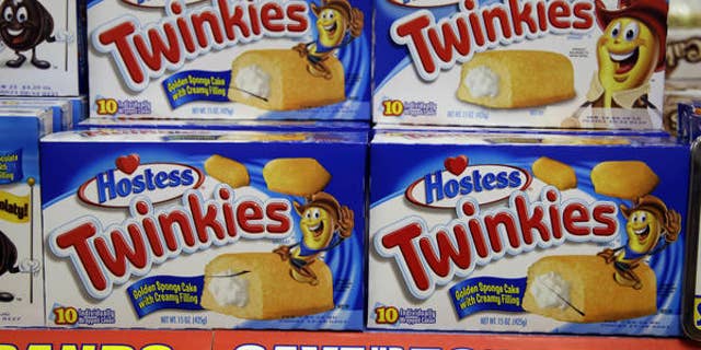 Twinkies on display in a grocery store in 2012.