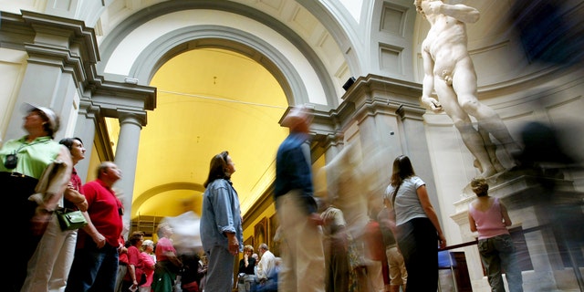 Michelangelo's David is housed at the Galleria Dell'Accademia in Florence, Italy.