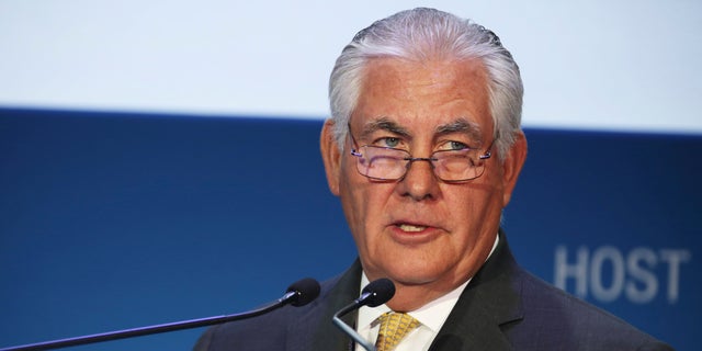 Rex W. Tillerson at the annual Abu Dhabi International Petroleum Exhibition &amp; Conference in Abu Dhabi.