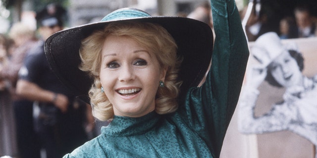 In this Feb. 15, 1984, file photo, actress Debbie Reynolds appears at Hollywood Walk of Fame ceremonies in Los Angeles.