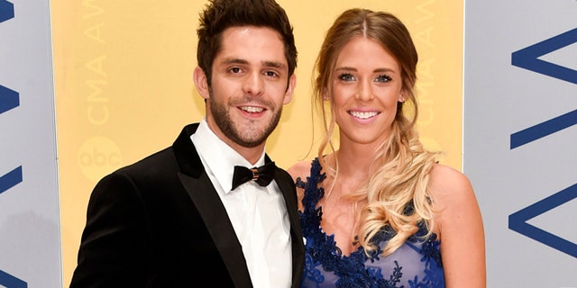 Thomas Rhett and wife Lauren shared a photo on social media of newly adopted daughter Willa.