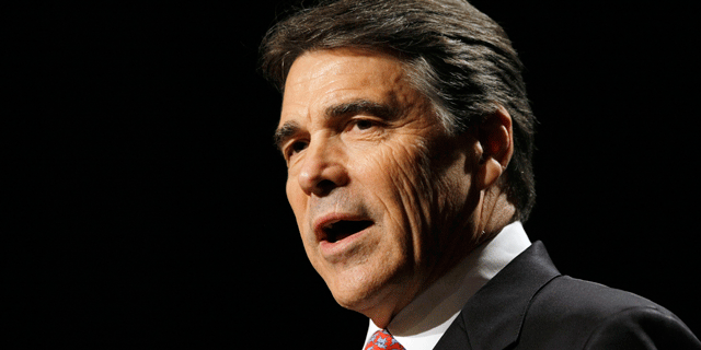 In this June 23, 2011 file photo, Texas Gov. Rick Perry speaks during the 28th annual National Association of Latino Elected and Appointed Officials conference in San Antonio.