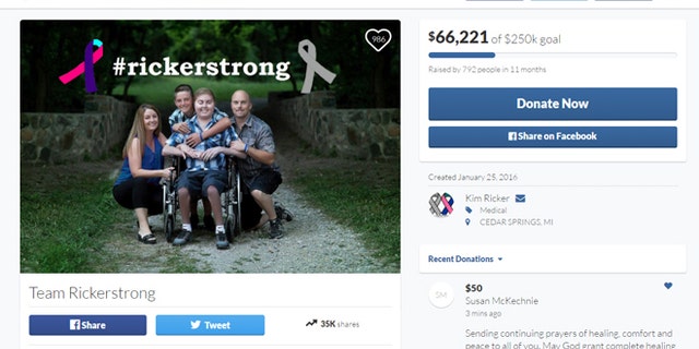 The Ricker family's two sons were diagnosed with cancer 11 months apart.
