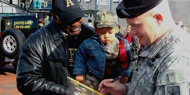Shown here is former Army Staff Sgt. Tommy Rieman.
