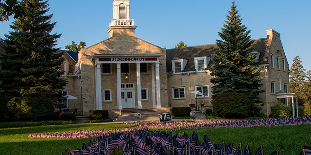 Rippon College tweeted: "The annual 9/11 flag memorial is a great example of how YAF students engage the entire community."