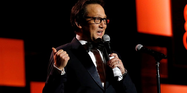 Actors Rob Schneider speaks on stage at The Golden Screen Awards in Los Angeles, California U.S., November 3, 2016.