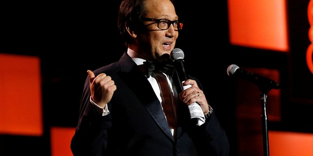 Actors Rob Schneider speaks on stage at The Golden Screen Awards in Los Angeles, California U.S., November 3, 2016.