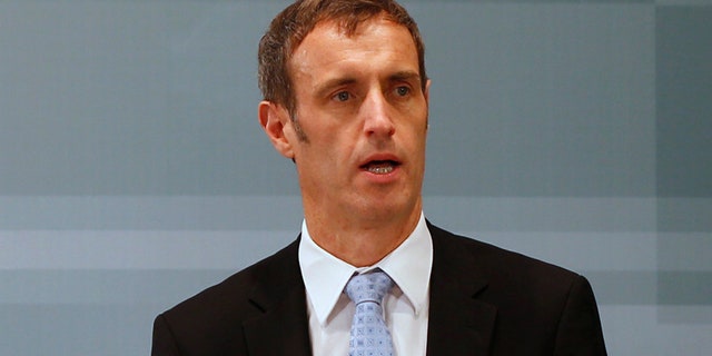 Feb. 23, 2016: Director of Europol Rob Wainwright speaks during a news conference at the Interior Ministry in Madrid.