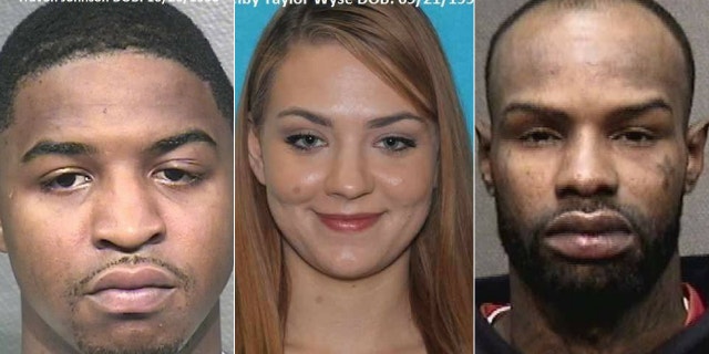 Travonn Johnson, left, Shelby Wyse and David Dowell Mitchell were arrested in connection with a violent robbery.