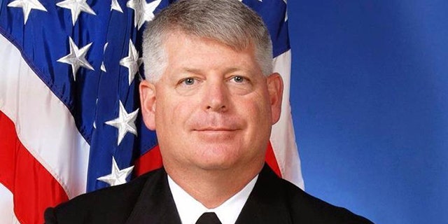 U.S. Navy Rear Admiral Robert Gilbeau is seen in this undated photo