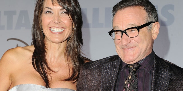 Robin Williams and wife Susan Schneider