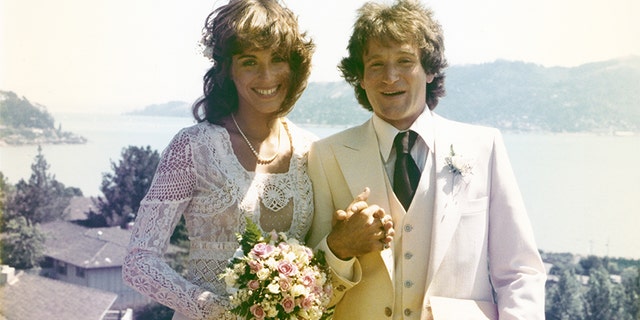 Robin Williams and his first wife Valerie Velardi.