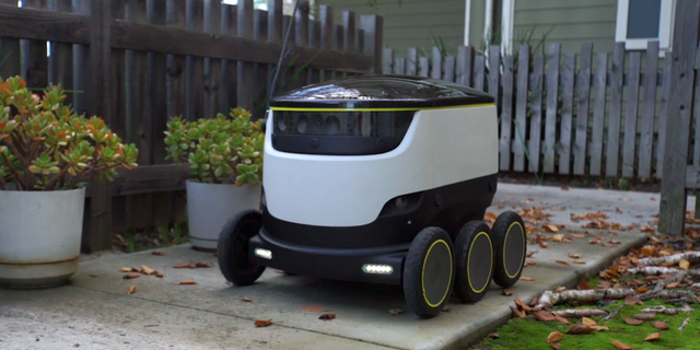 “I do think there’s a very big difference between a car traveling at 80 miles an hour or 70 miles an hour in a freeway and a robot traveling at max speed four miles an hour on the sidewalk,” Harris-Burland said.