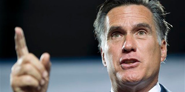 Mitt Romney talks about his plan for creating jobs and improving the economy during a speech Sept. 6 in Las Vegas.