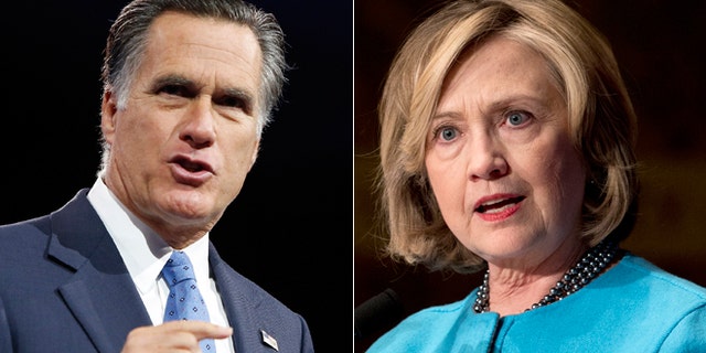 This composite image shows Mitt Romney, left, and Hillary Clinton, right. (Reuters/AP)
