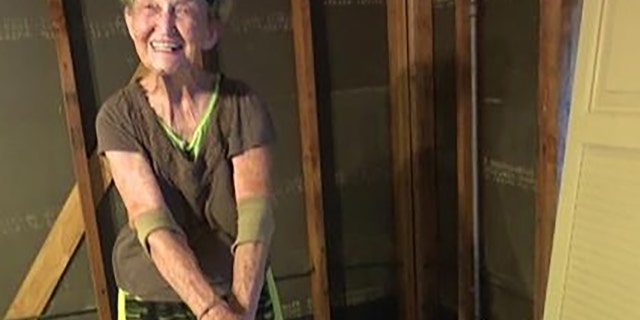 Rosalea Nall, 83, was forced to move back into her Texas home that was wrecked from Hurricane Harvey last year after her government assistance stopped, reports said Wednesday.