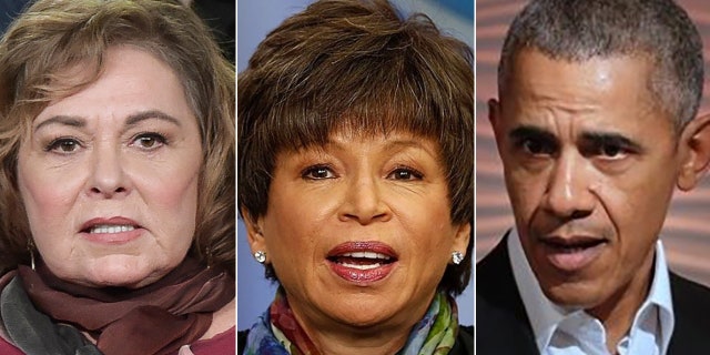 Roseanne Barr's Twitter meltdown may have a political payoff for Valerie Jarrett and former President Barack Obama.