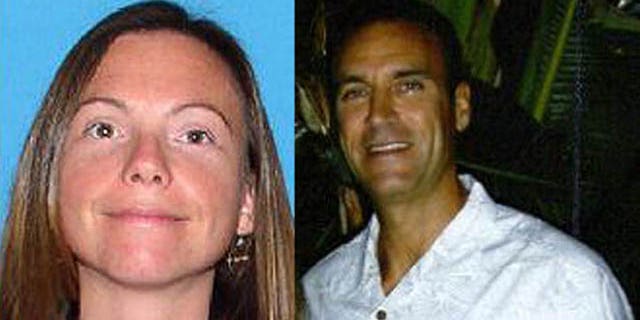 Police recruit Kelly Rothwell, left, was last seen in Pinellas County, Fla., March 12. Police have named her live-in boyfriend, David Perry, right, a suspect in her disappearance.