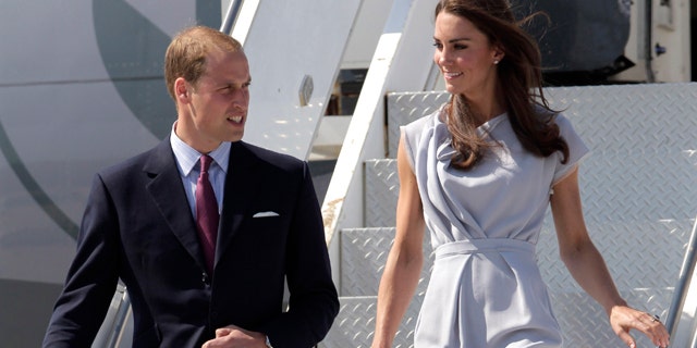 July 8: Prince William and Kate, the Duke and Duchess of Cambridge, arrive at Los Angeles International Airport in Los Angeles.