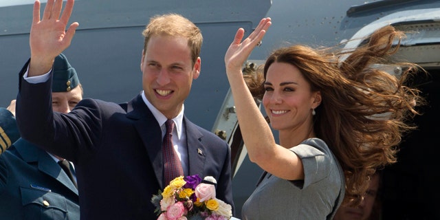 July 2: Prince William and Kate, the Duke and Duchess of Cambridge, wave as they board their plane as they leave Ottawa, Ontario , en route to Montreal as they continue their Royal Tour of Canada.