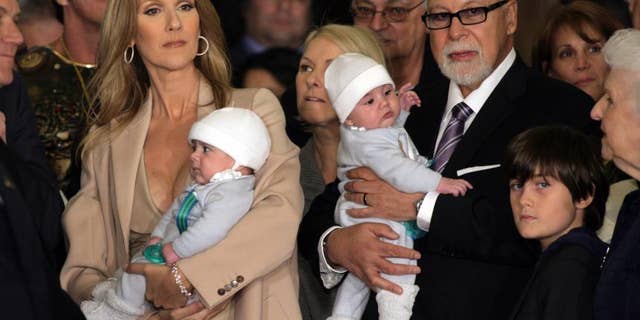 Celine Dion was 42 when she had her twin sons.