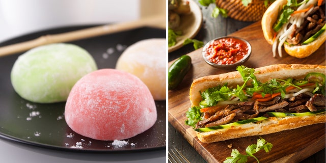 Have you tried mochi (L) or bahn mi (R)?