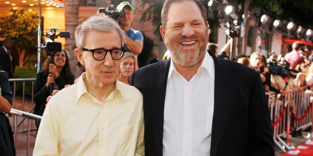 Woody Allen and Harvey Weinstein in 2008.