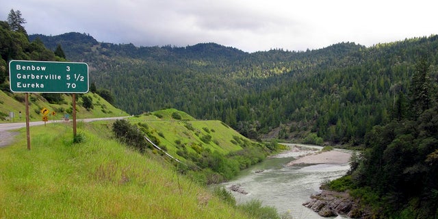 The Eel River, where a family is feared to have driven into the water, is situated along a highway in Northern California.