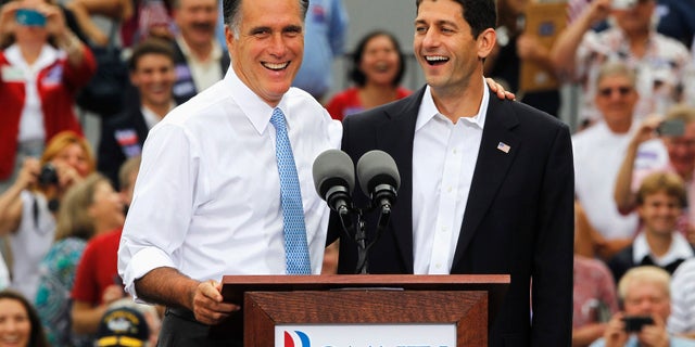 Mitt Romney was the 2012 GOP presidential nominee. Paul Ryan, now the House Speaker, was his running mate.