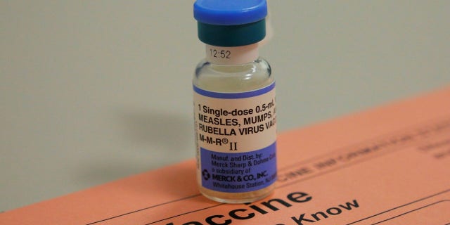 Children who received the measles, mumps and rubella vaccine twice are “considered protected for life.”